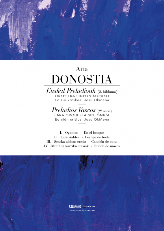 Preludios Vascos (2ª serie) para Orquesta Sinfónica / OE Oficina